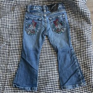 Kids Ed Hardy Flare Jeans Size 3T
